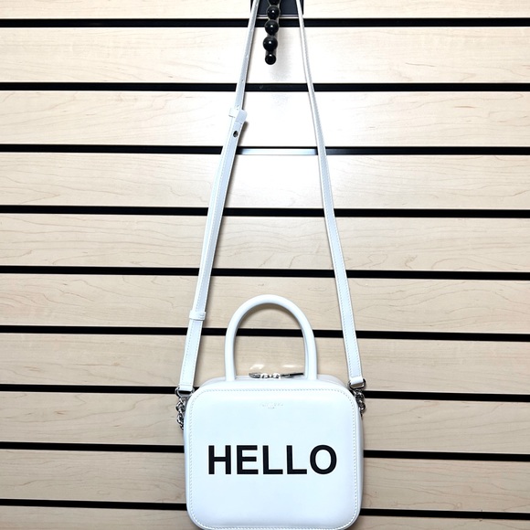 NWOT Michino Paris Pigalle Designer bag HELLO graphic - Picture 10 of 16